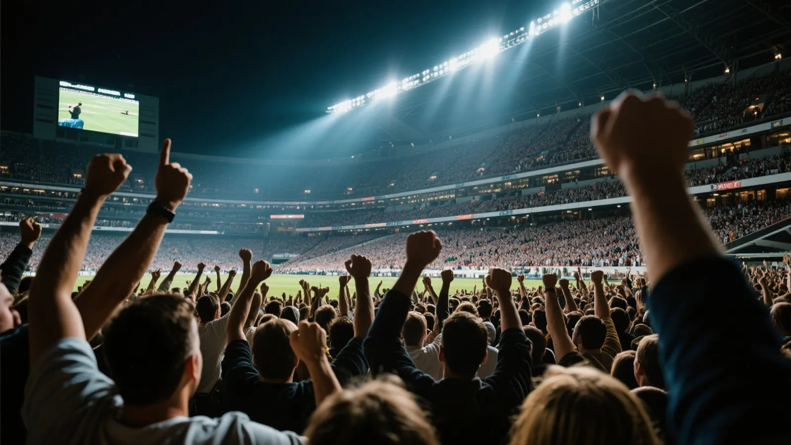 体育现场氛围图